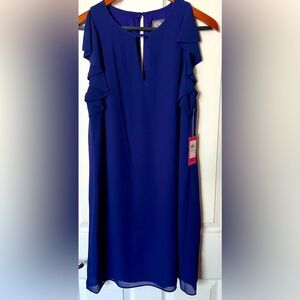 Vince Camuto Women’s Dress Chiffon Blue Dress
